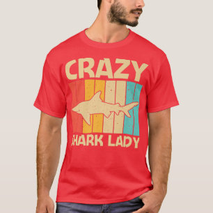 Camiseta Guay Shark Design Para Mujeres Chicas Shark Ocean 