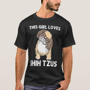 Camiseta Guay Shih Tzu Art Para Chicas Niños Mascotas De Ca