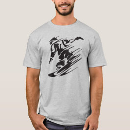 Camiseta Guay Silhouette Snowboard Mountain