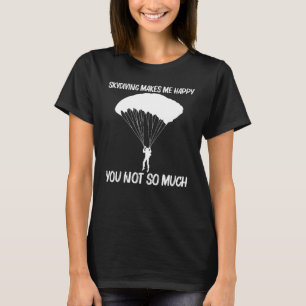 Camiseta Guay Skydiving Para Hombres Mujeres Skydiver Parac