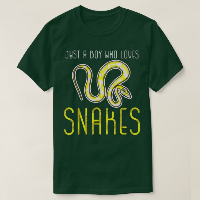 Camiseta Guay Snake Es Solo Un Niño Que Ama A Las Serpiente (Diseño del anverso)