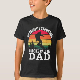 Camiseta Guay Snowboard Design Para Hombres Dad Snowboard S