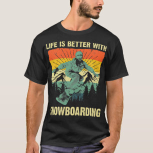 Camiseta Guay Snowboard Para Hombres Mujeres Snowboard Esqu