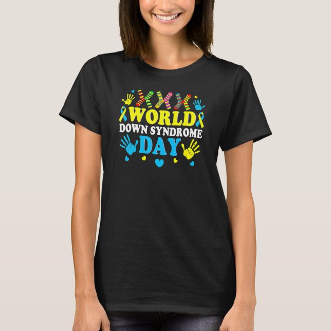 Camiseta Guay Socks World Down Awareness Supporter (Anverso)
