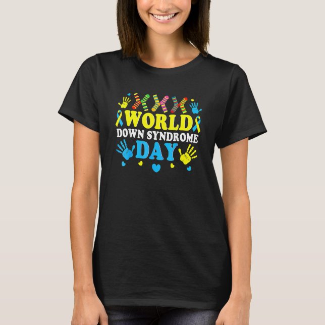 Camiseta Guay Socks World Down Awareness Supporter (Anverso)