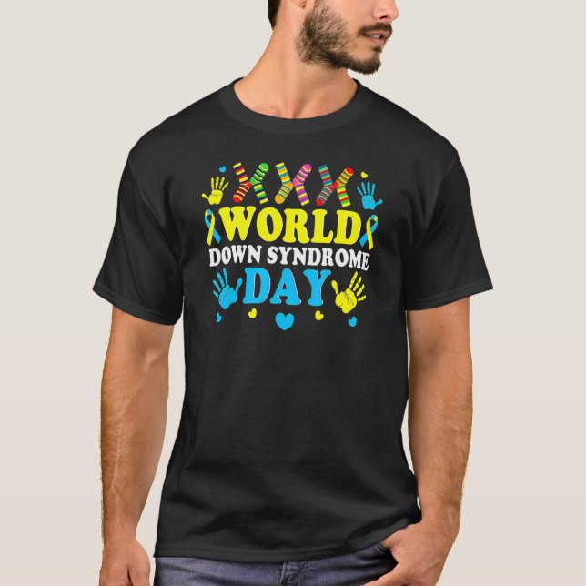 Camiseta Guay Socks World Down Awareness Supporter (Anverso)