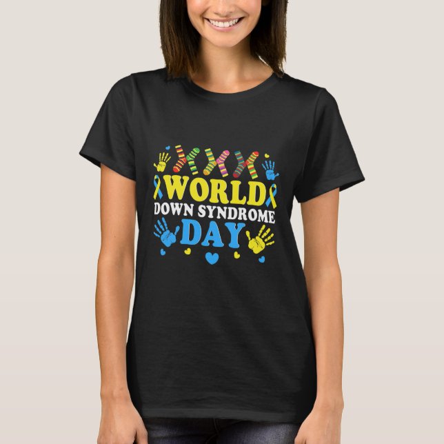 Camiseta Guay Socks World Down Awareness Supporter (Anverso)