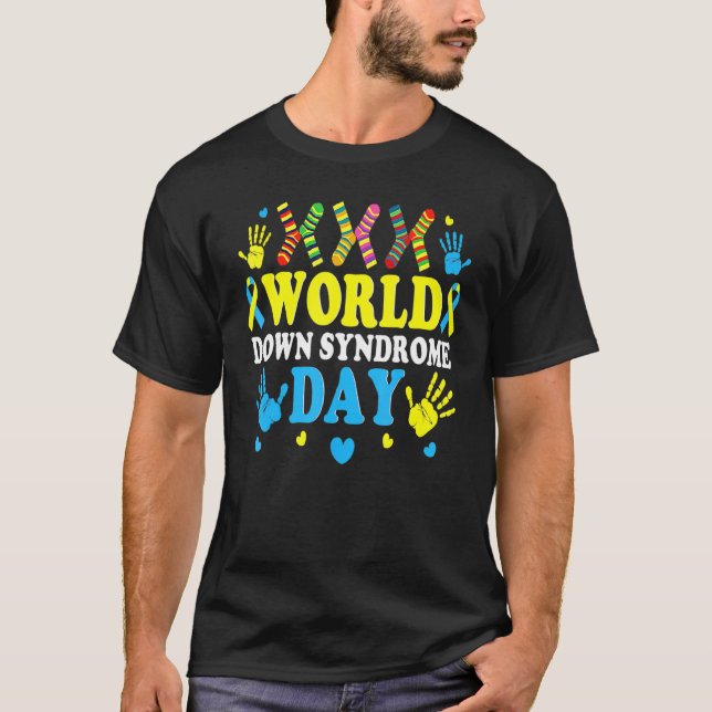 Camiseta Guay Socks World Down Awareness Supporter (Anverso)