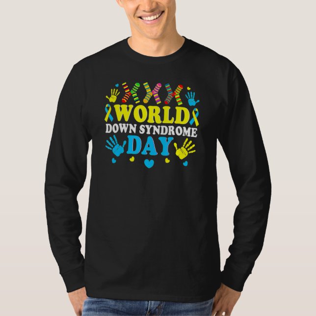 Camiseta Guay Socks World Down Awareness Supporter (Anverso)