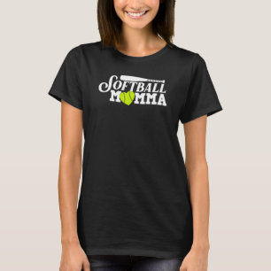 Camiseta Guay Softball Momma For Mom Mujeres Orgullosas Sim
