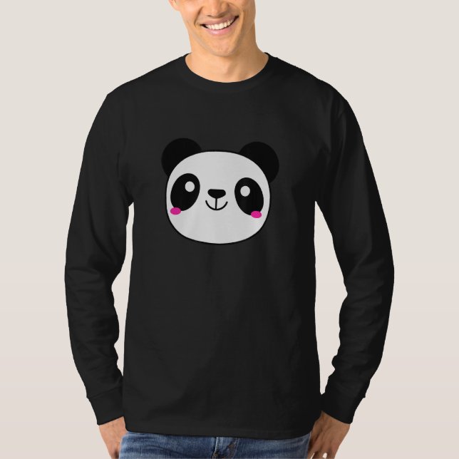 Camiseta Guay Sonriente Panda Wildlife Forest Pandas Zoo An (Anverso)