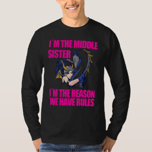 Camiseta Guay Soy La Hermana Media Que Razón Por La Que Hem