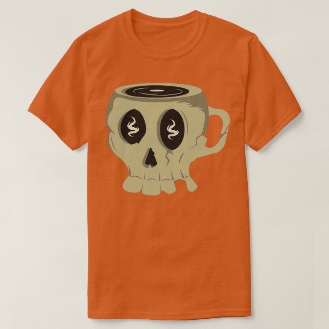 Camiseta Guay Spooky Skull Mug (Diseño del anverso)