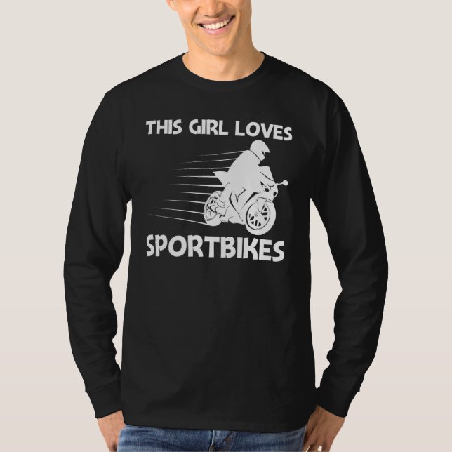 Camiseta Guay Sportbike Para Chicas Niños Motociclismo Prof (Anverso)