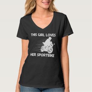 Camiseta Guay Sportbike Para Chicas Niños Motociclismo Prof