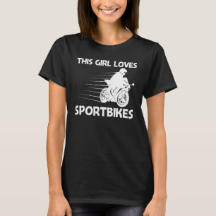 Camiseta Guay Sportbike Para Chicas Niños Motociclismo Prof
