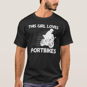 Camiseta Guay Sportbike Para Chicas Niños Motociclismo Prof