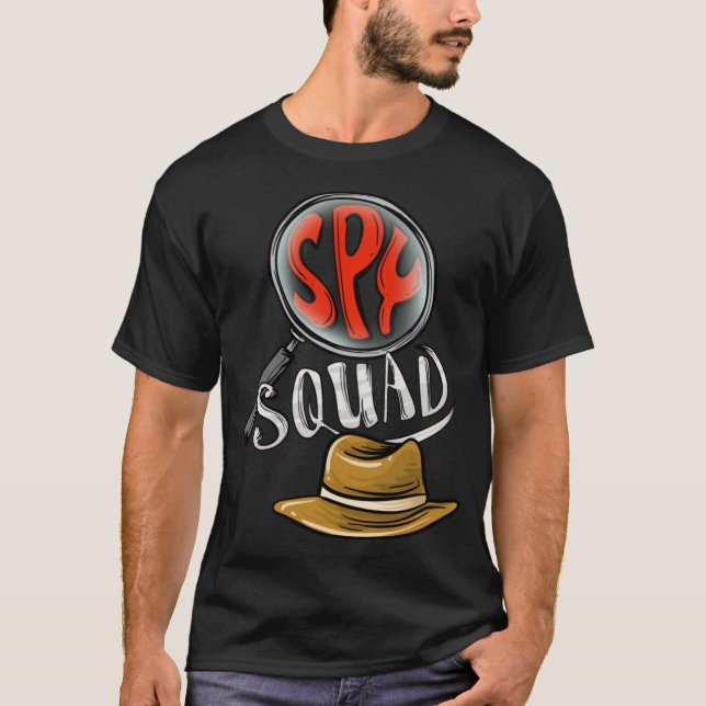Camiseta Guay Spy Squad Kids Funny Secret Agent Group C (Anverso)