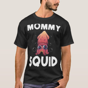 Camiseta Guay Squid Para Mujeres Mamá Octopus Biology Sea A