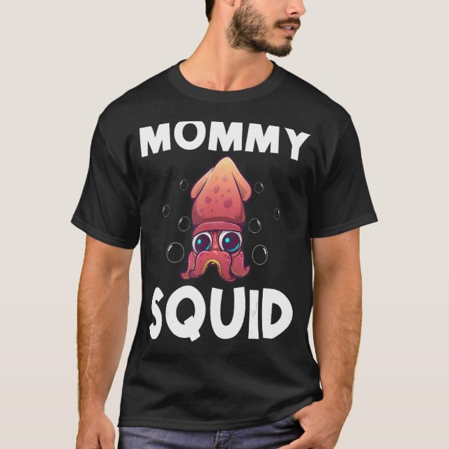 Camiseta Guay Squid Para Mujeres Mamá Octopus Biology Sea A (Anverso)