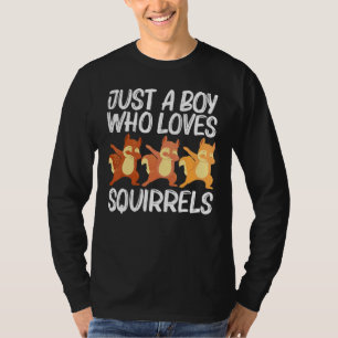 Camiseta Guay Squirrel Art Para Niños Chipmunk Prairie F