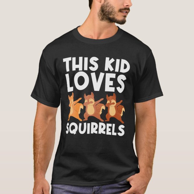 Camiseta Guay Squirrel Art Para Niños Chipmunk Prairie F (Anverso)