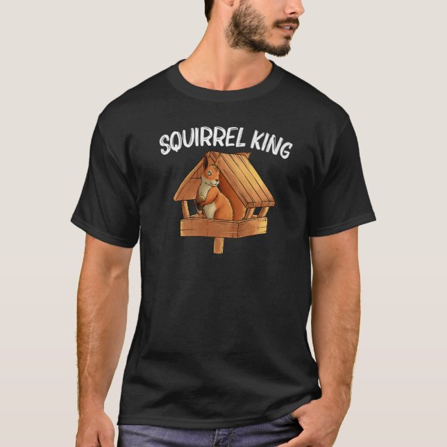 Camiseta Guay Squirrel Para Hombres Dad Chipmunk Zookeeper  (Anverso)