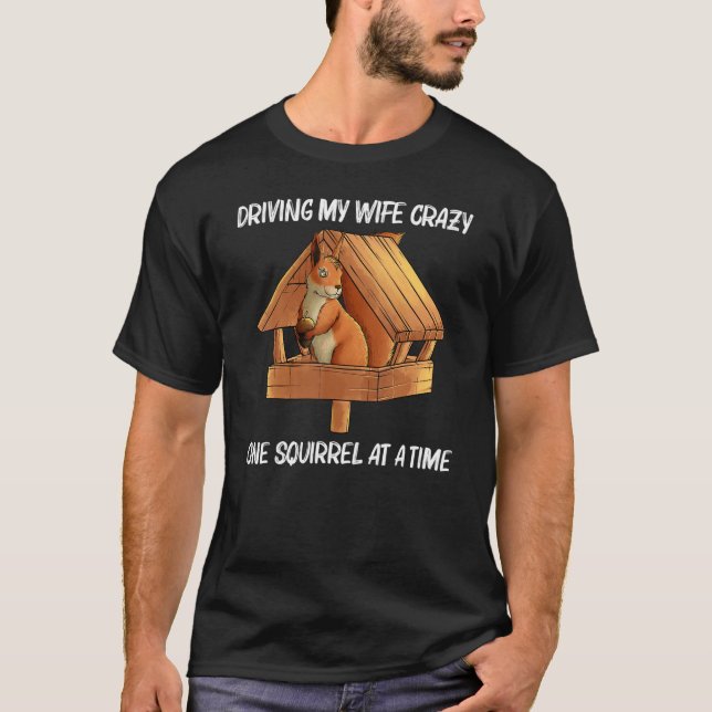 Camiseta Guay Squirrel Para Hombres Dad Chipmunk Zookeeper  (Anverso)