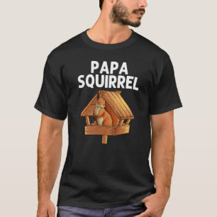 Camiseta Guay Squirrel Para Hombres Dad Chipmunk Zookeeper 