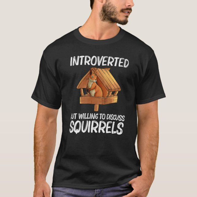 Camiseta Guay Squirrel Para Hombres Mujeres Chipmunk Zookee (Anverso)