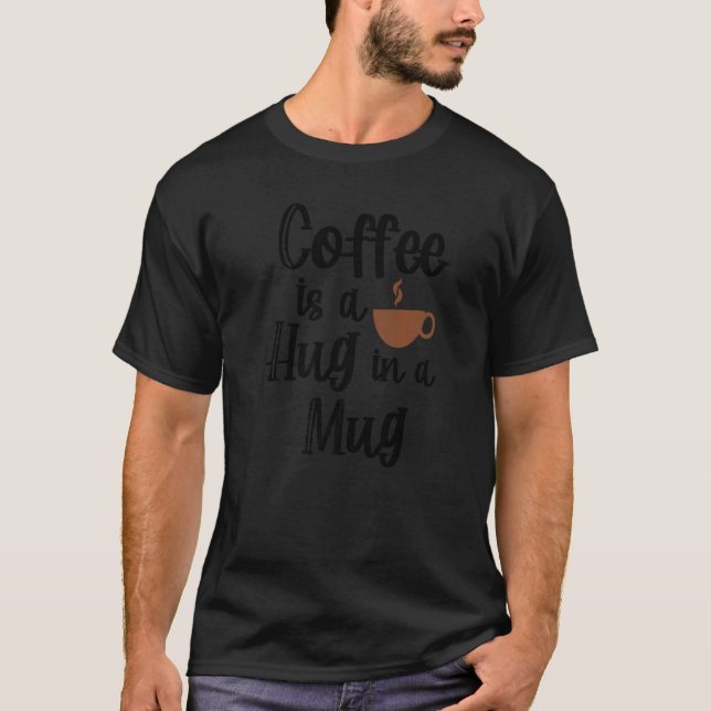 Camiseta Guay Statement Coffee Cup Drinker Tired Caffeine (Anverso)