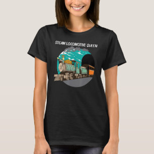 Camiseta Guay Steam Locomotive For Women Mom Railtrain