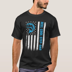 Camiseta Guay Step-Dad Pescando al padre de la bandera esta