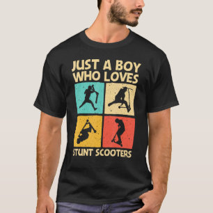 Camiseta Guay Stunt Scooter Para Niños Scootering Scoote