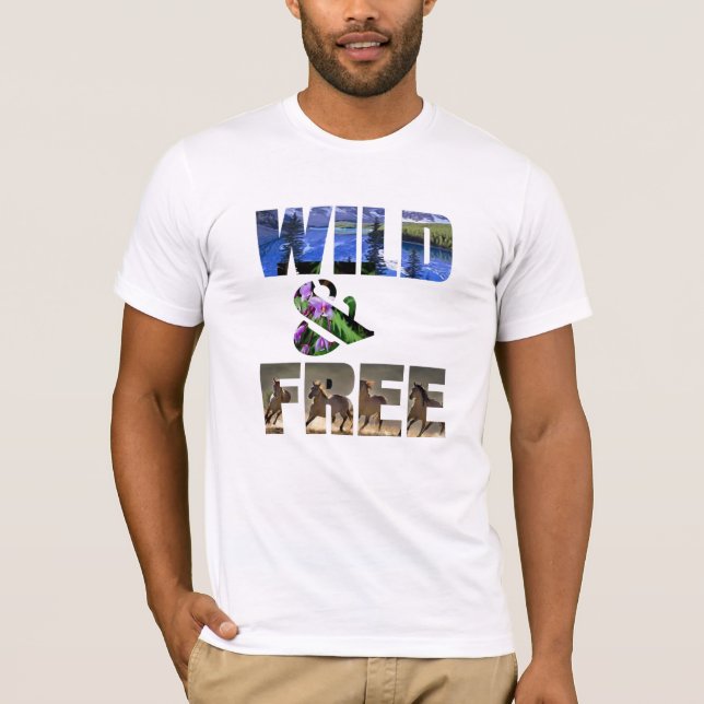 Camiseta Guay Summer Wild & Free Print Ts - Playa de moda (Anverso)