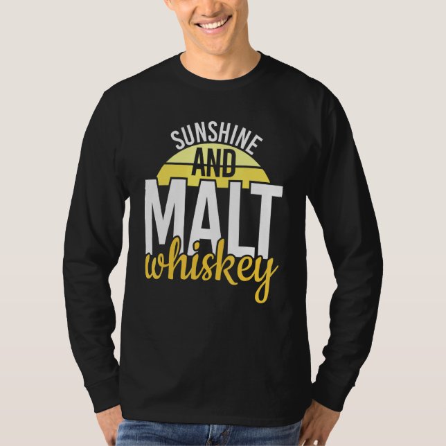 Camiseta Guay Sunshine Y Malt Whiskey Life Whiskey (Anverso)
