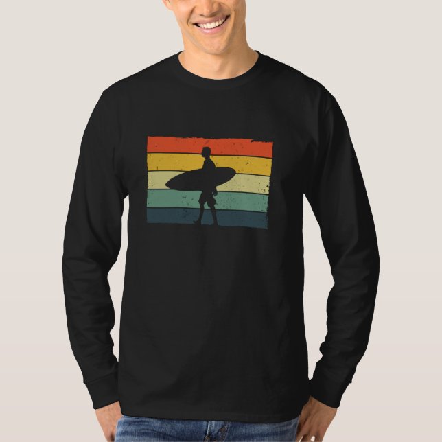 Camiseta Guay Surfer Art Para Hombres Surfing Hawaiian Surf (Anverso)