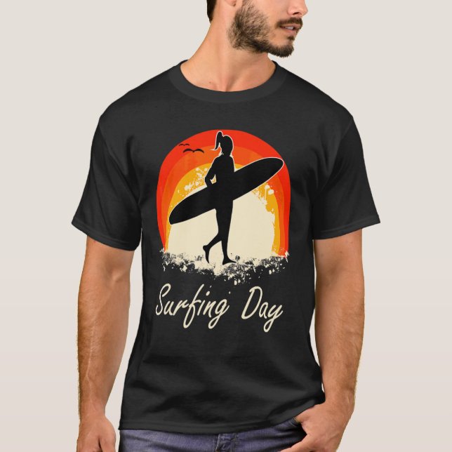 Camiseta Guay Surfing Day Design Creative Surfing (Anverso)