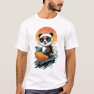 Camiseta Guay Surfing Panda Bear
