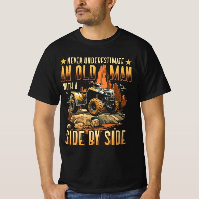 Camiseta Guay SXS Para Hombres Abuelo Dad Offroad UTV ATV S (Anverso)