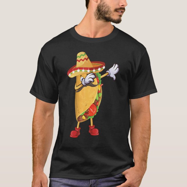 Camiseta Guay Taco Para Hombres Cinco De Mayo Fiesta Mexica (Anverso)