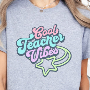 Camiseta Guay Teacher Vibes Retro Styft Green