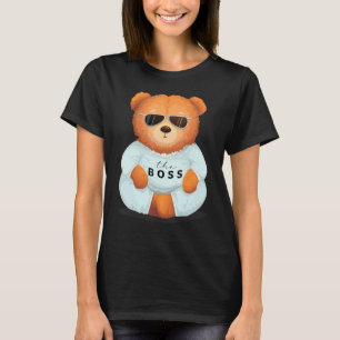 Camiseta Guay Teddy Bear Con Gafas De Sol Teddy El Jefe Bo