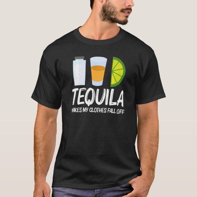 Camiseta Guay Tequila Para Hombres Mujeres Sal Lime Alcohól (Anverso)