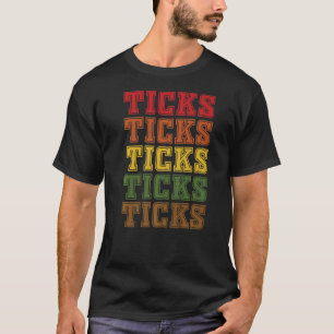 Camiseta Guay Tick Lettering Love Parasits And Ticks
