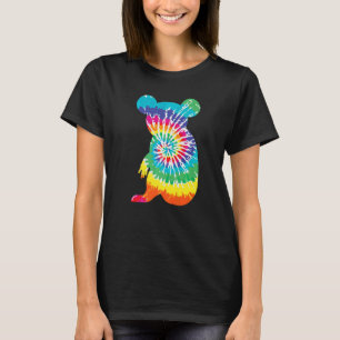 Camiseta Guay Tie Dye Koala Rainbow Print Animal Hippie