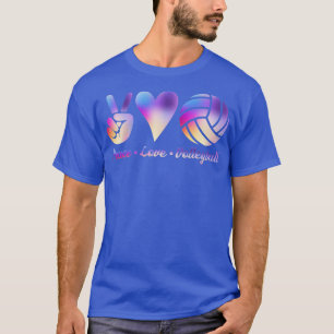 Camiseta Guay Tie Dye Voleibol Peace Love Volleyball Des