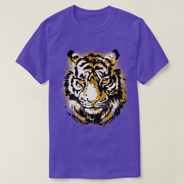Camiseta Guay Tiger Head Realist Tiger Eyes (Diseño del anverso)