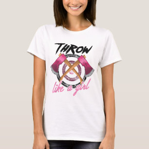 Camiseta Guay Tirar Como Un Chica Gracioso Por El Que Arroj