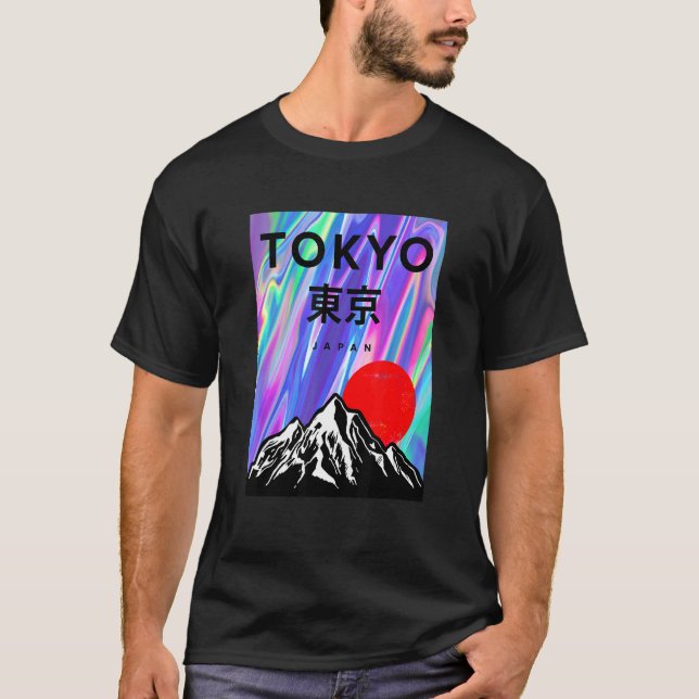 Camiseta Guay Tokyo Japan Aurora Style Tees y Guay (Anverso)